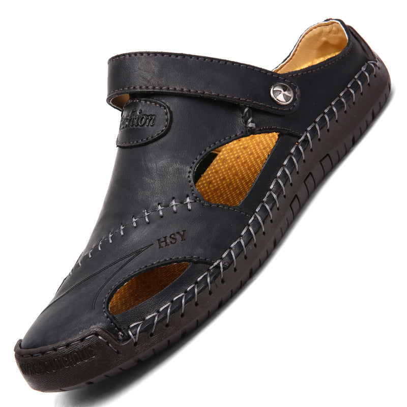 Bryan | Sandales en cuir orthopédiques