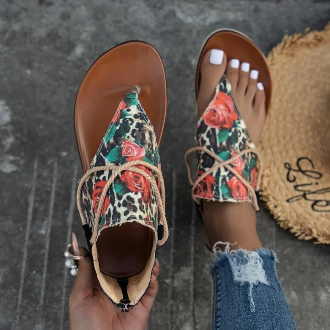 Abiyya | Sandales d’été orthopédiques pour Femmes | Chaussons