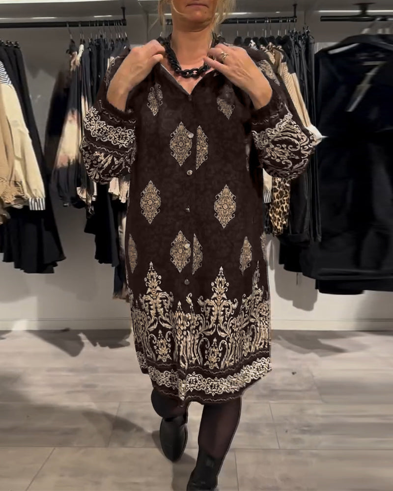 Ilse | Robe vintage inspirée avec boutons