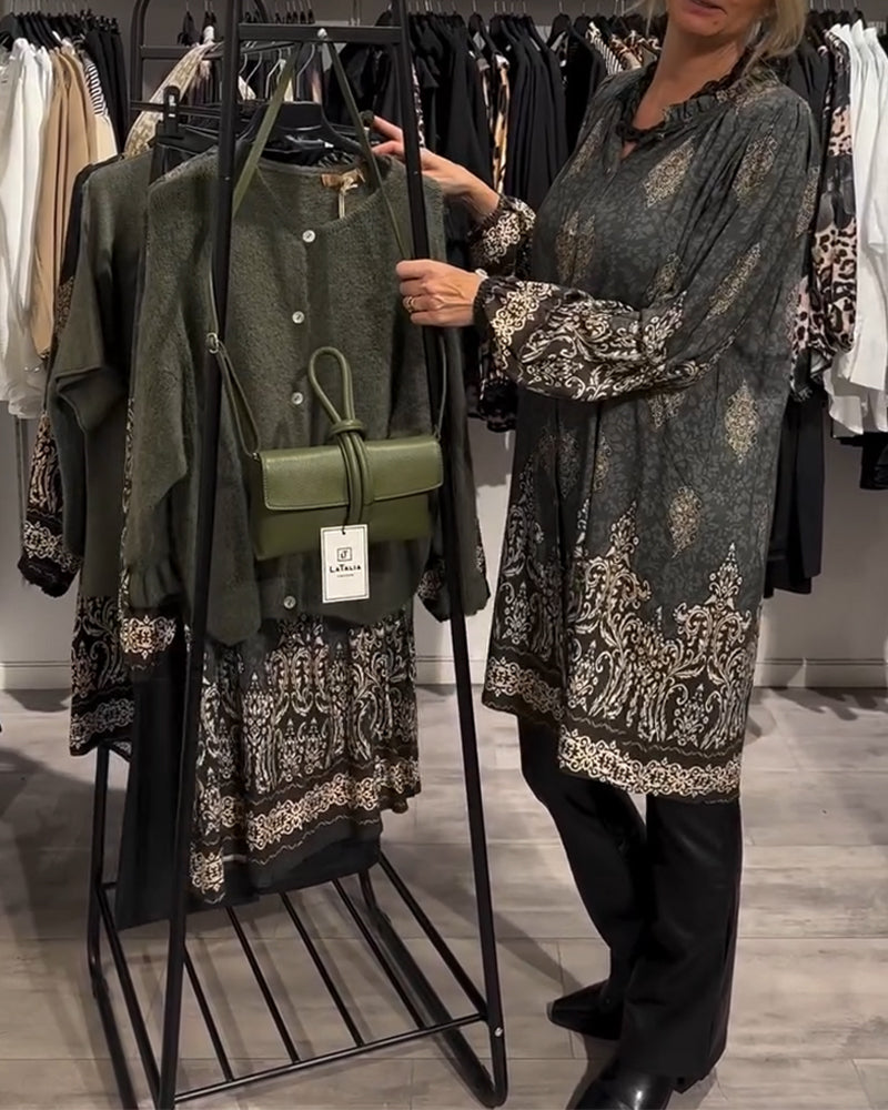 Ilse | Robe vintage inspirée avec boutons