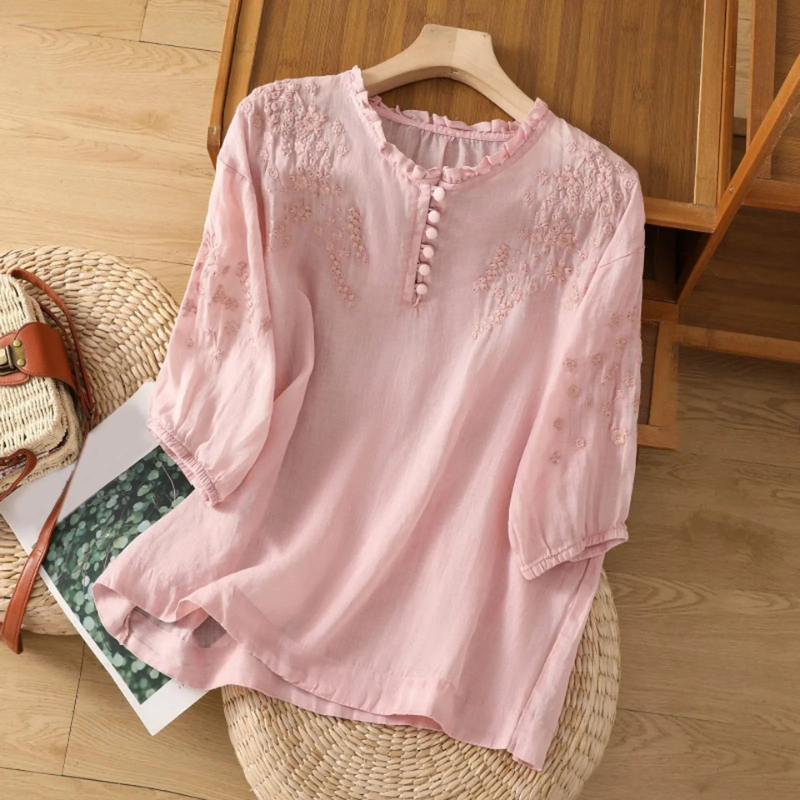Zyra | Chemisier Chic Pour Femme | Blanc