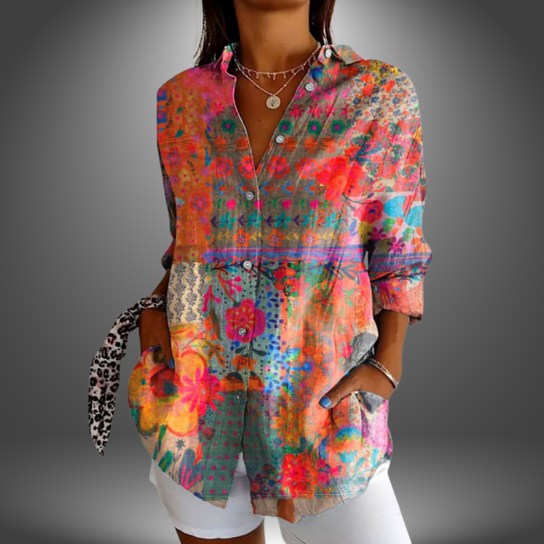 Nicole | Blouse Premium avec Imprimé Floral