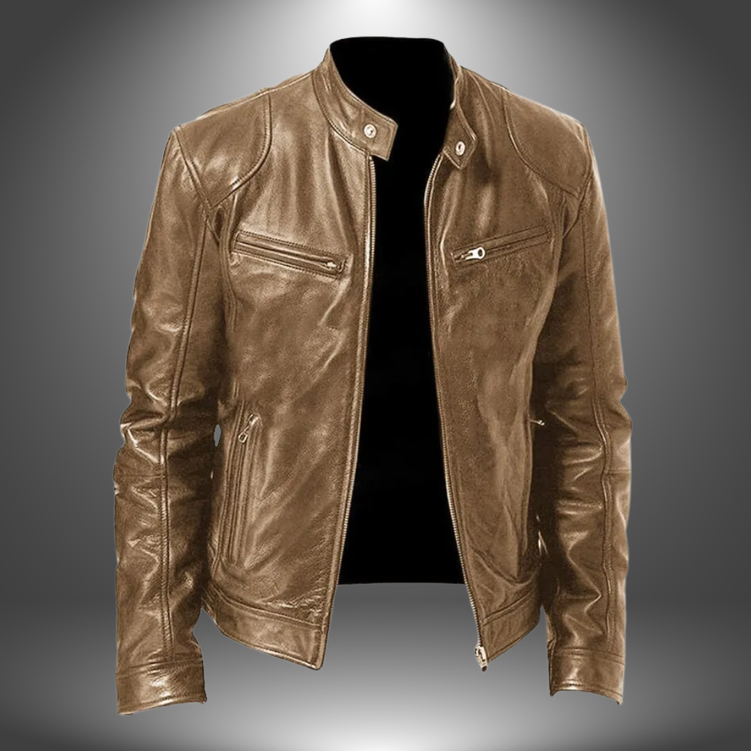 Bartoli™ | Veste en cuir faite à la main pour homme