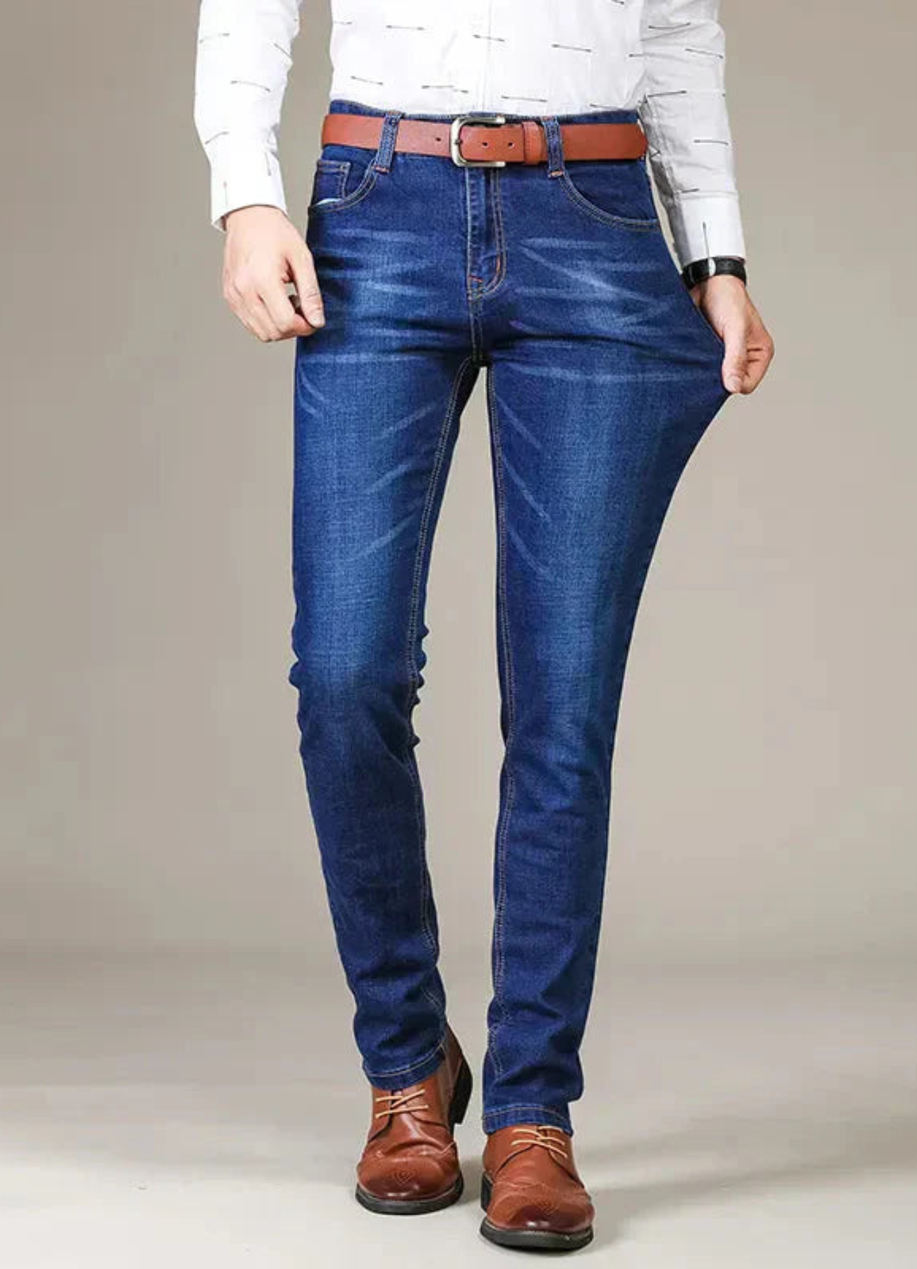 Alfonso | Pantalon Chino Stretch Pour Hommes | Jeans