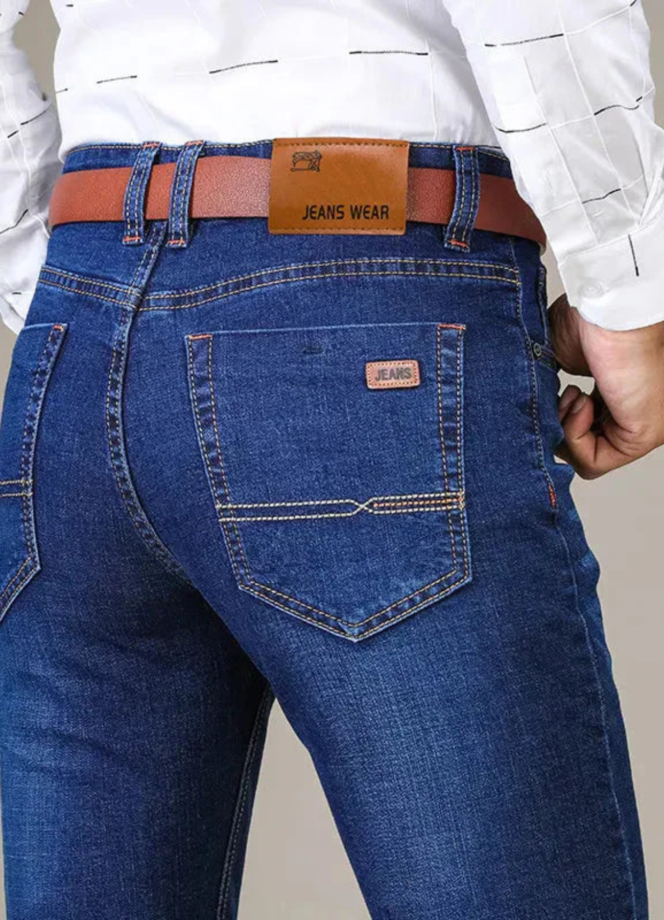 Alfonso | Pantalon Chino Stretch Pour Hommes | Jeans