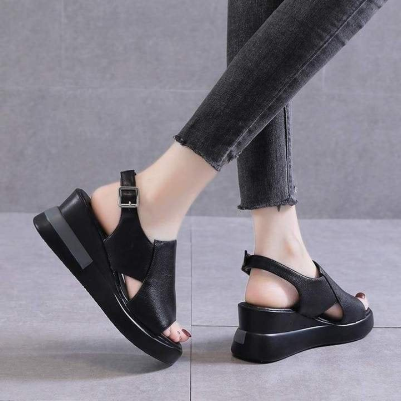 Alba | Sandales à plateforme avec bride cheville pour Femmes | Sandals