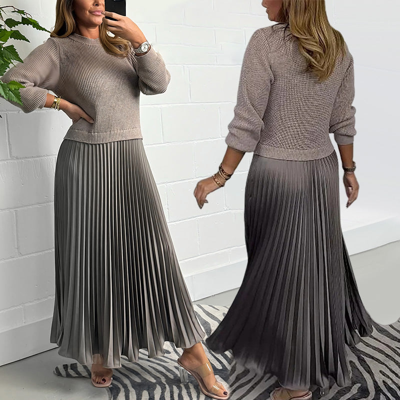 Sophie | Robe longue élégante à plis