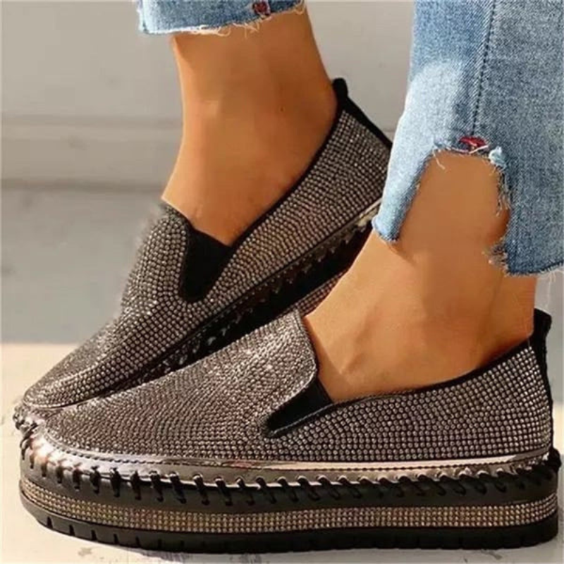 Zebana | Sneakers à Enfiler Pour Femmes | Blanche