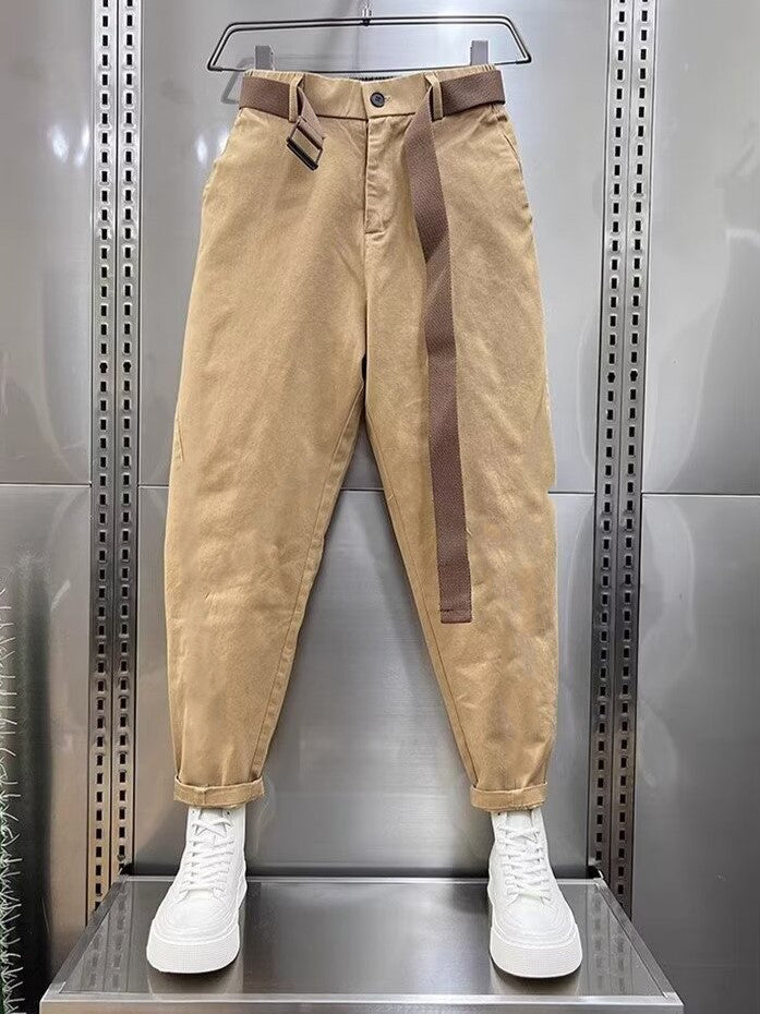 Pantaloni Casual con Vita Regolabile