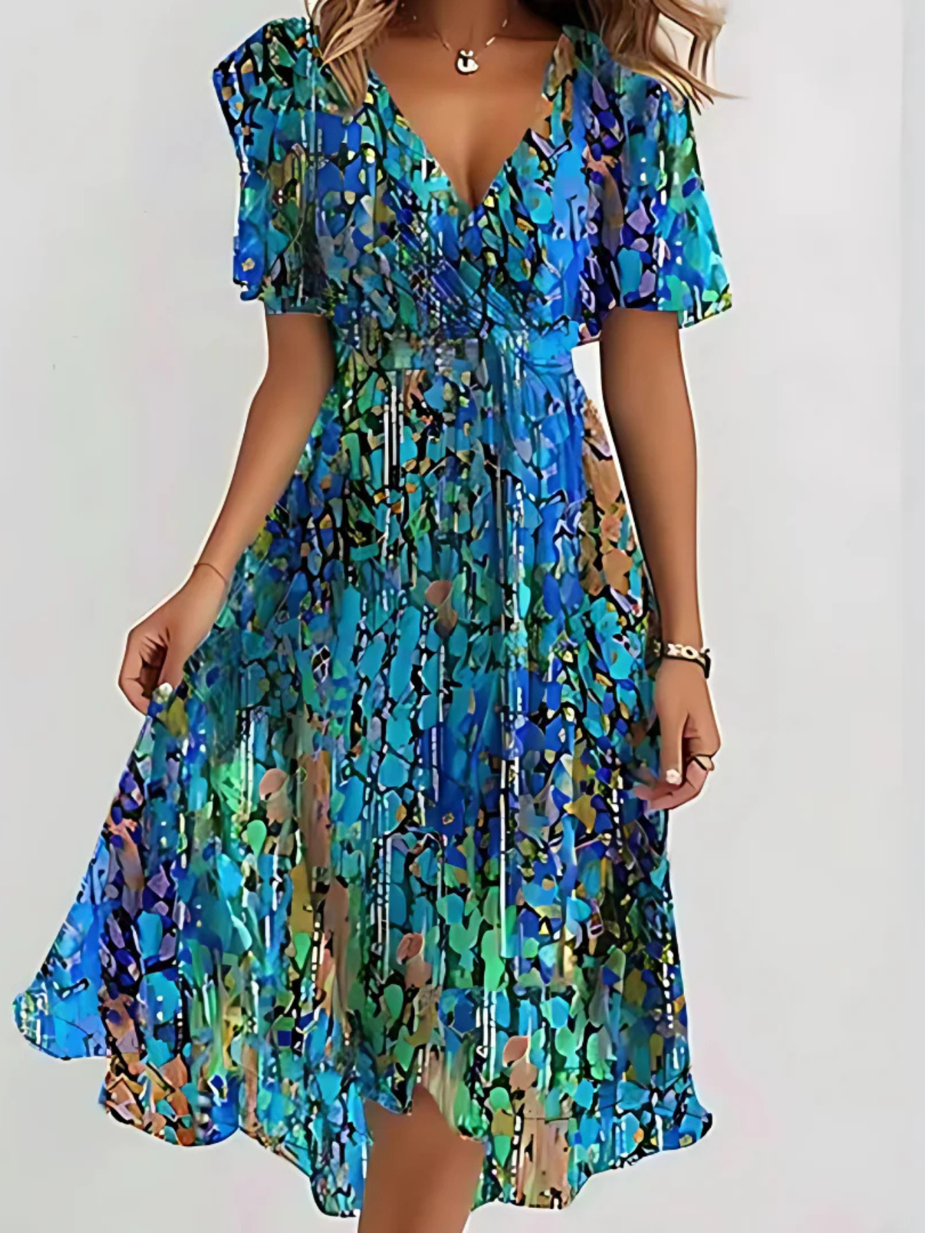 LEANNE | ROBE GRADIENT BOHO DÉCONTRACTÉE