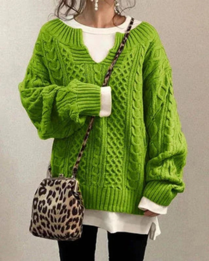 ZAYLA - PULL EN MAILLE STYLE BOHÈME