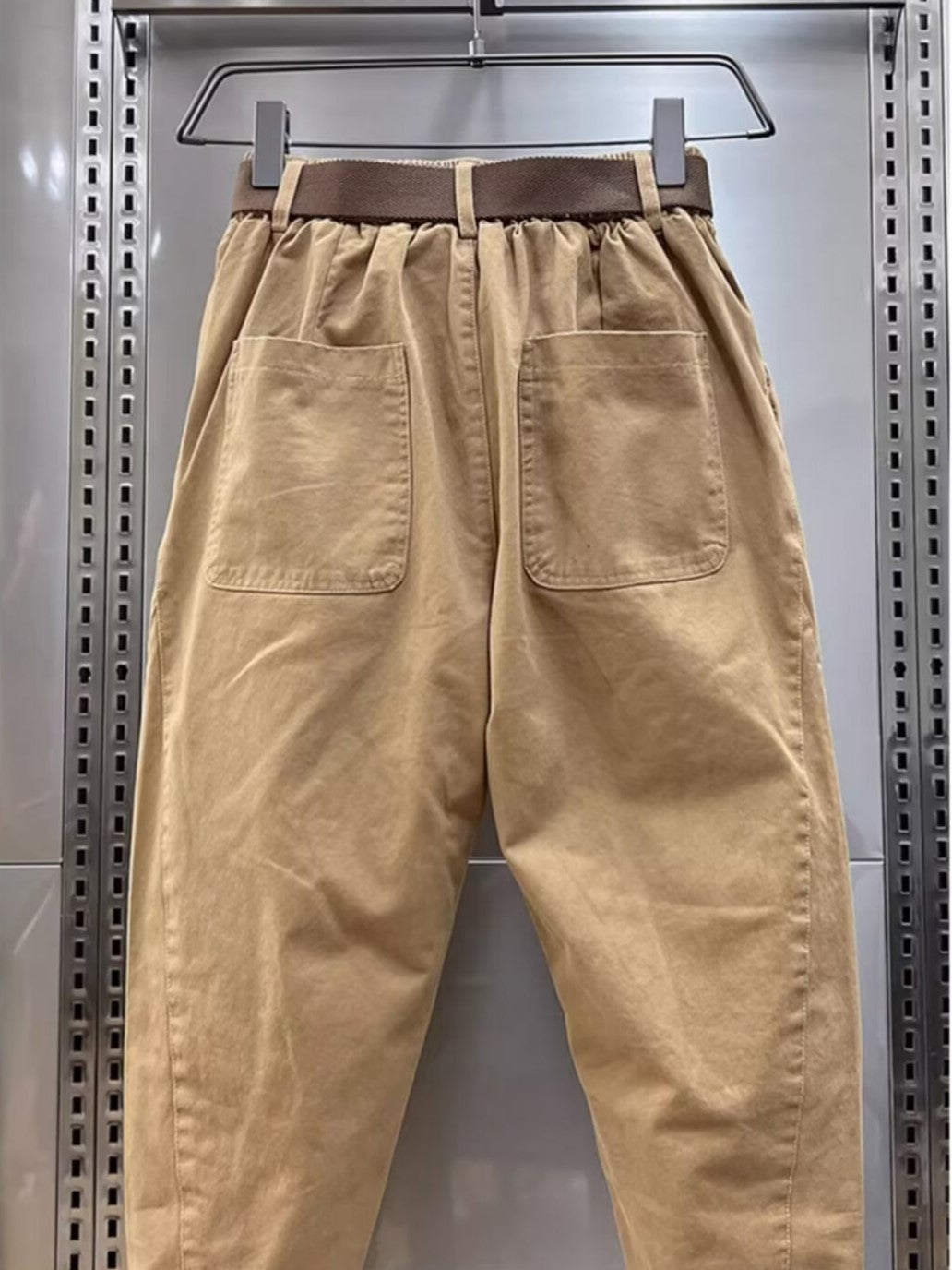 Pantaloni Casual con Vita Regolabile