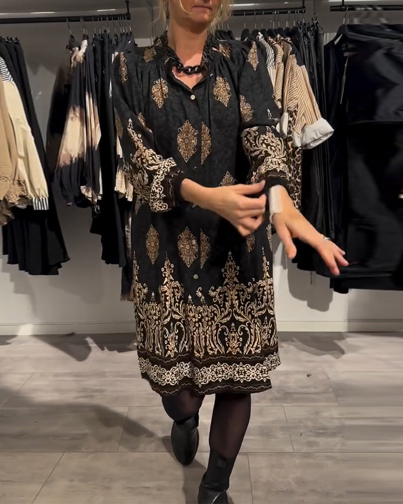 Ilse | Robe vintage inspirée avec boutons