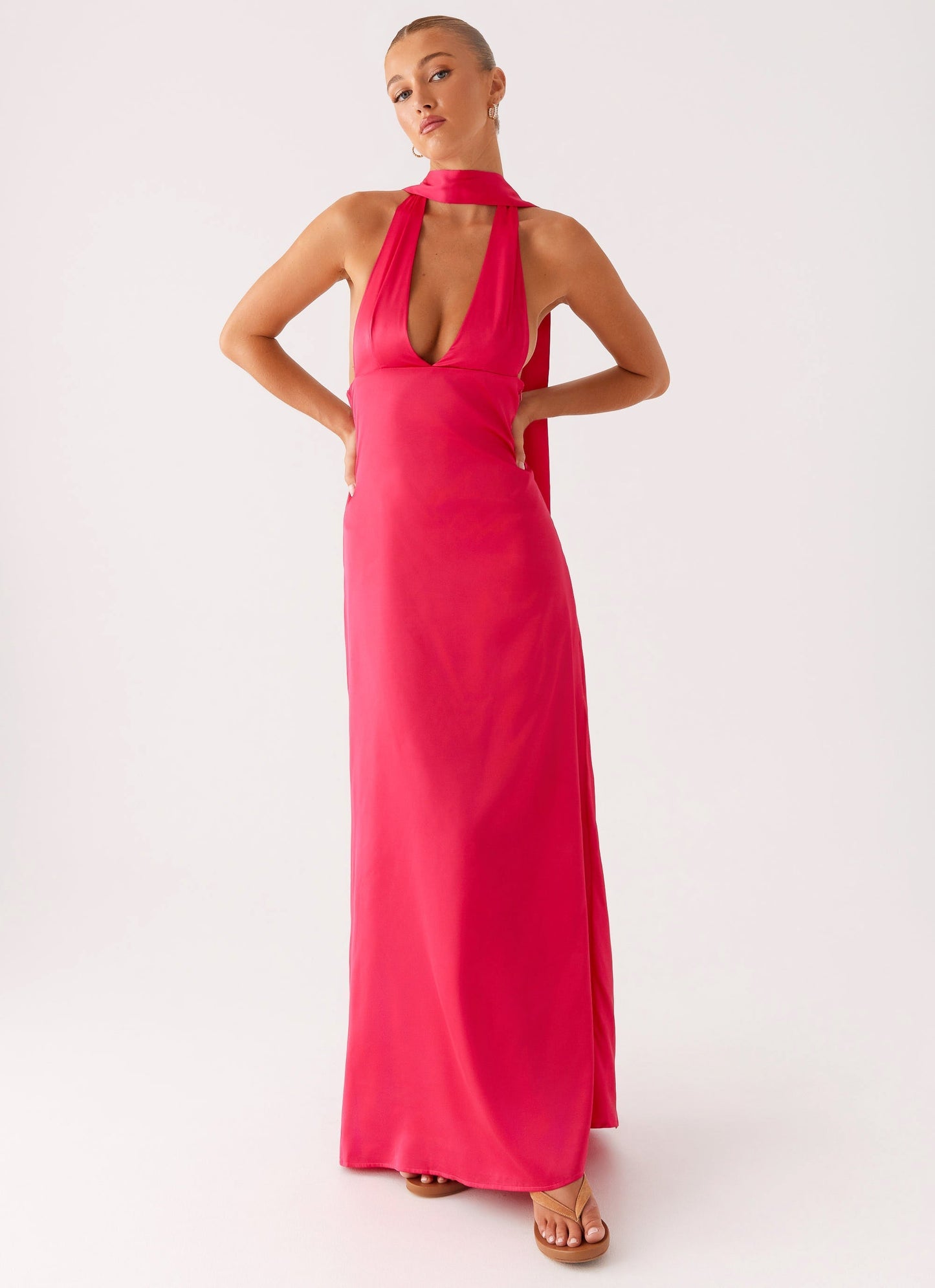 Alicia Satin - Robe Longue