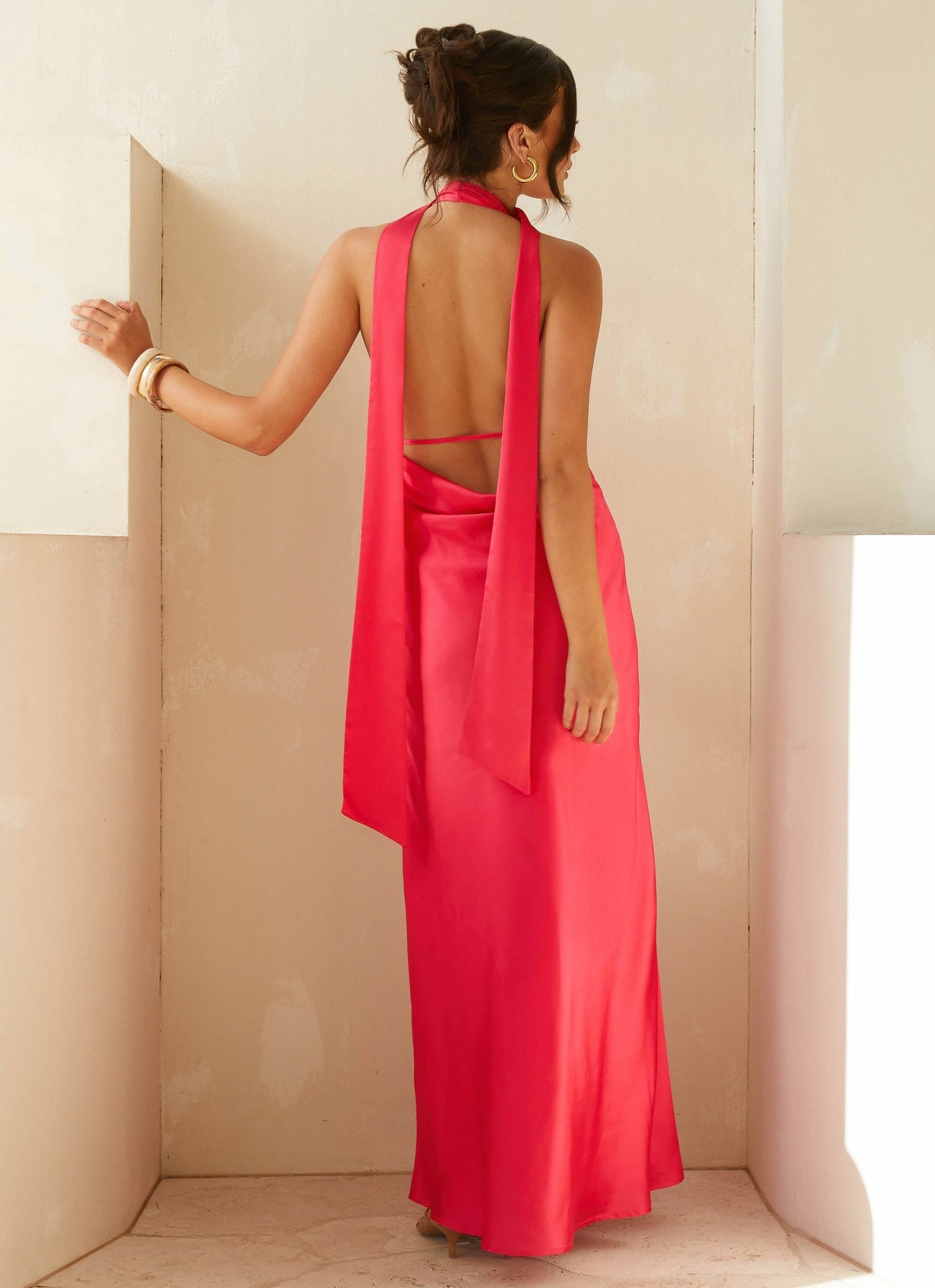 Alicia Satin - Robe Longue