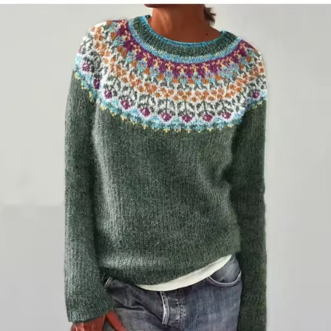 Silvana™ - Pullover rétro confortable
