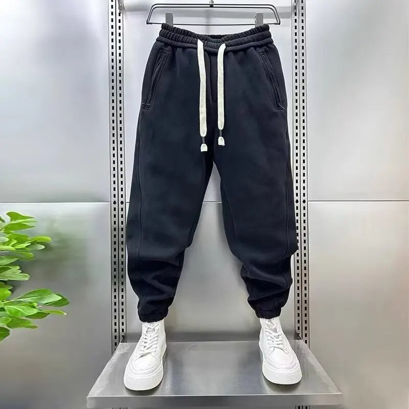 Pantaloni Sportivi in Velluto Elegante