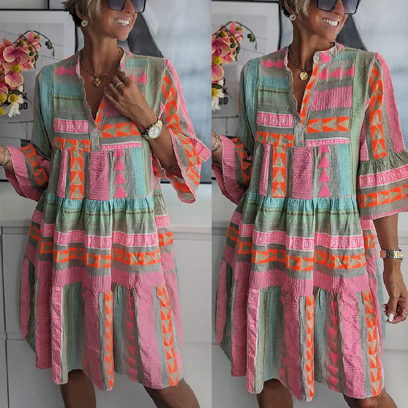 Kiki | Elegante Abito Midi Primaverile (Disponibilità Limitata)