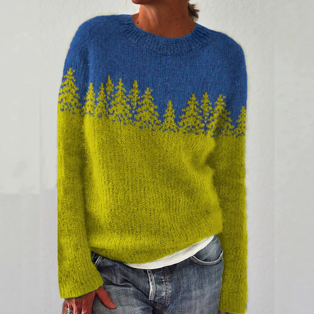 Silvana™ - Pull-over rétro douillet