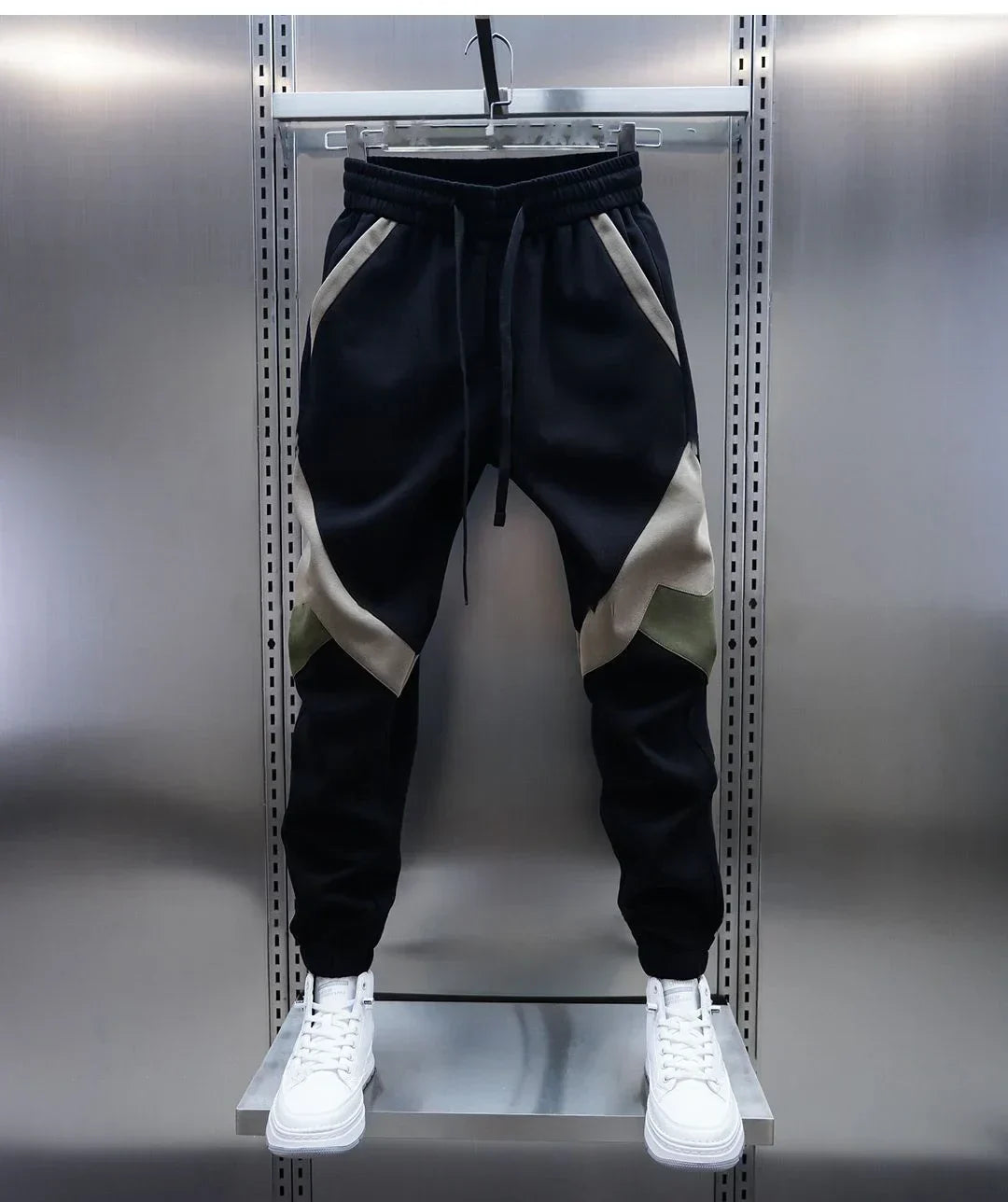 Pantaloni Casual con Pannelli
