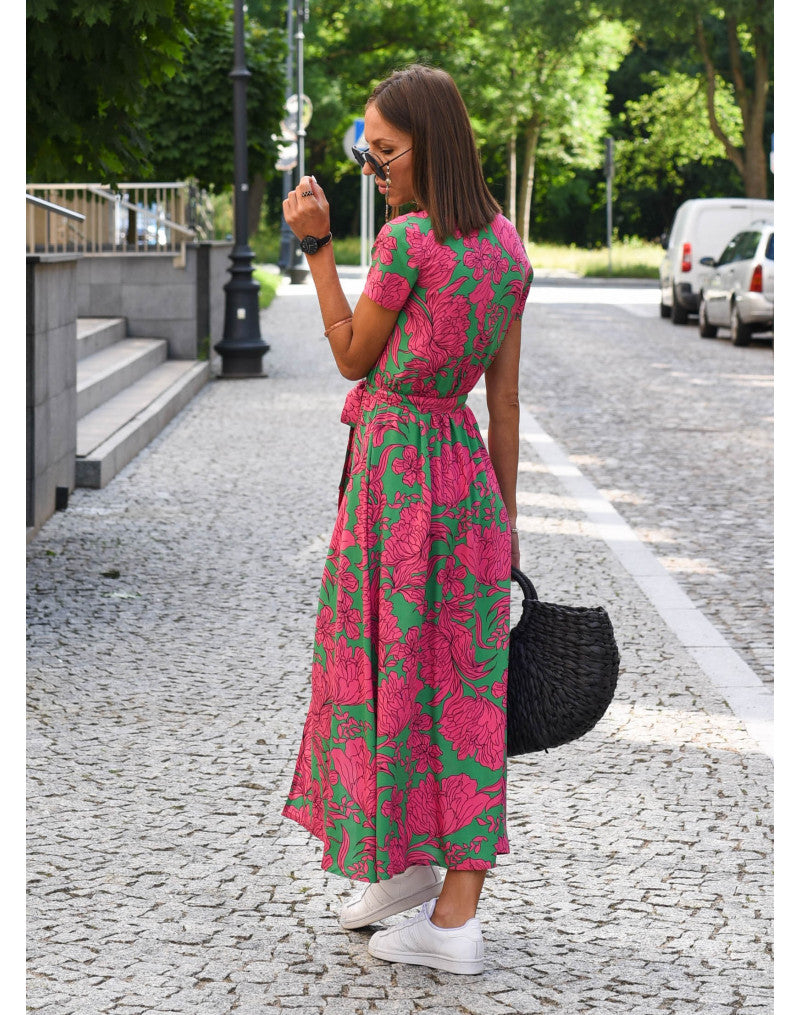 Yolanda | Robe Midi Douce et Confortable pour Femme au Quotidien