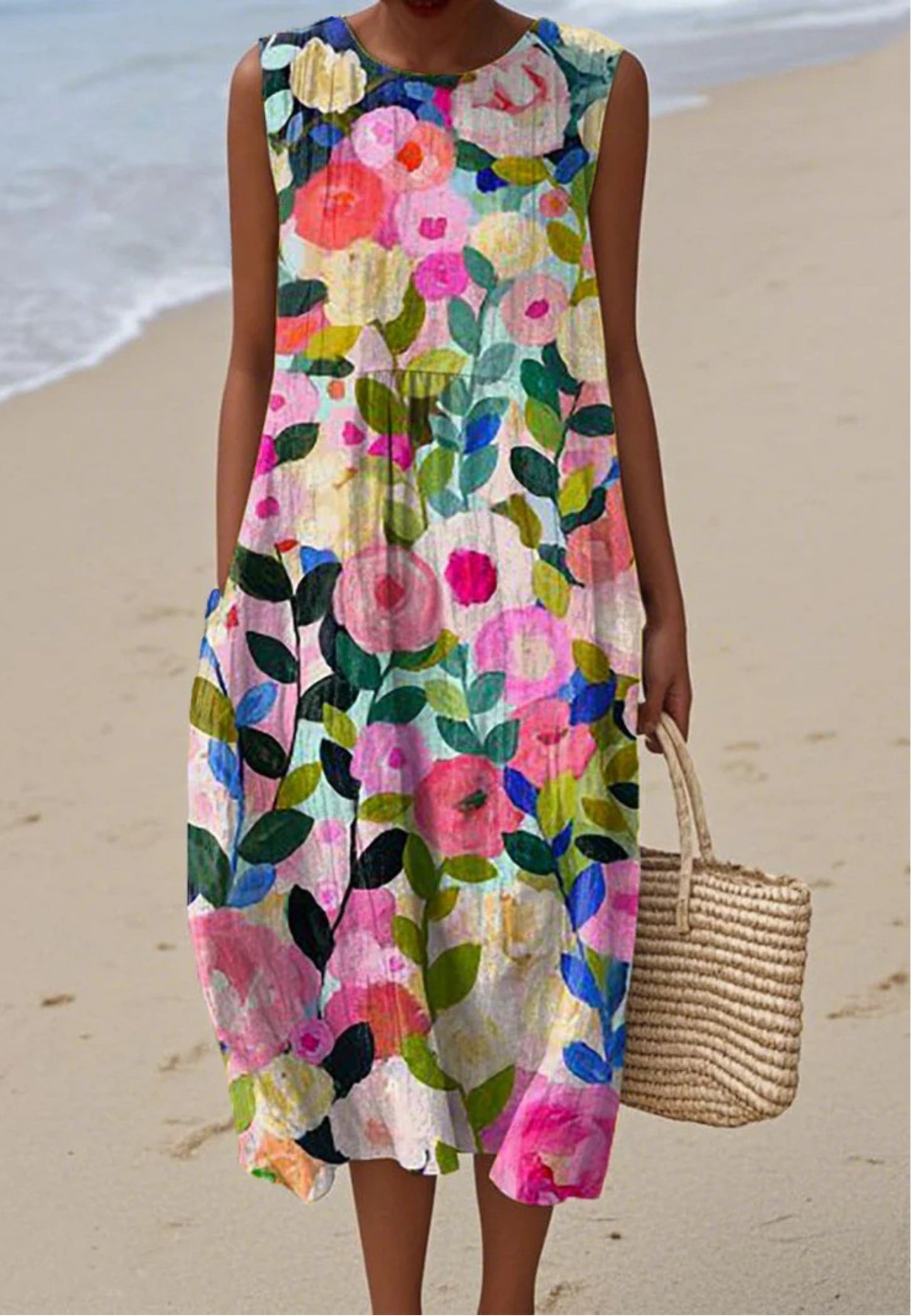 Gabrielle | Robe Fleurs Portefeuille