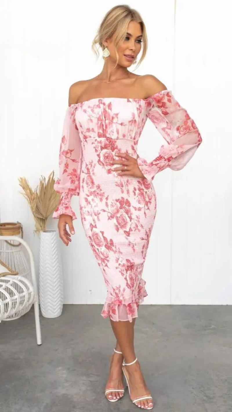 Kendall | Elegant Midi Dress (Limited Stock)