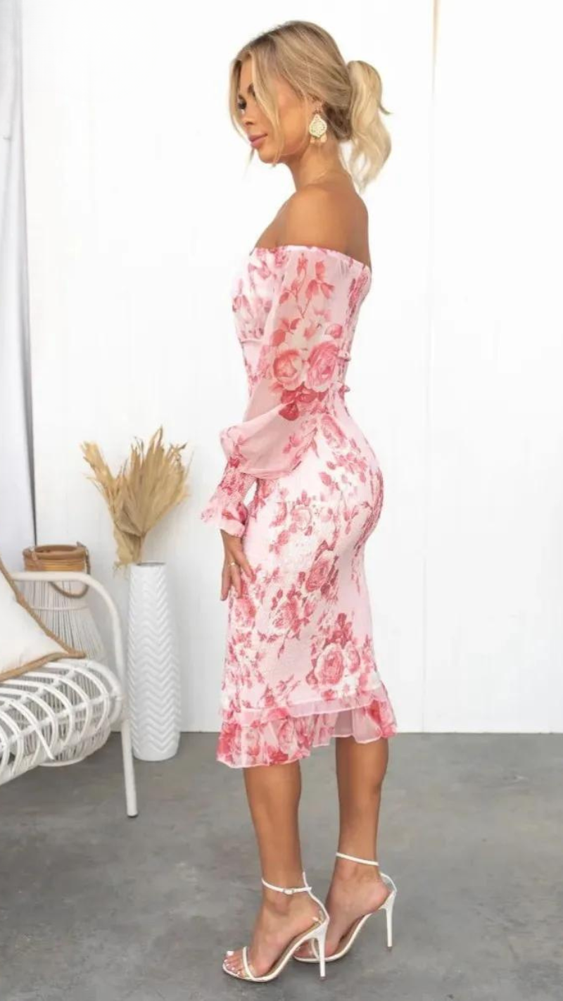Kendall | Elegant Midi Dress (Limited Stock)