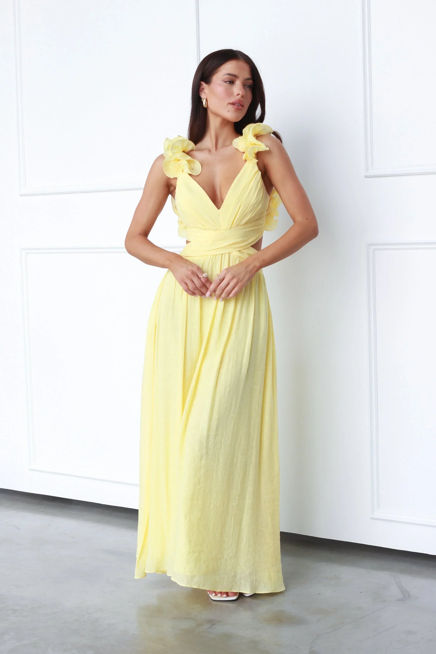 Vanessa | Robe longue élégante sans dos