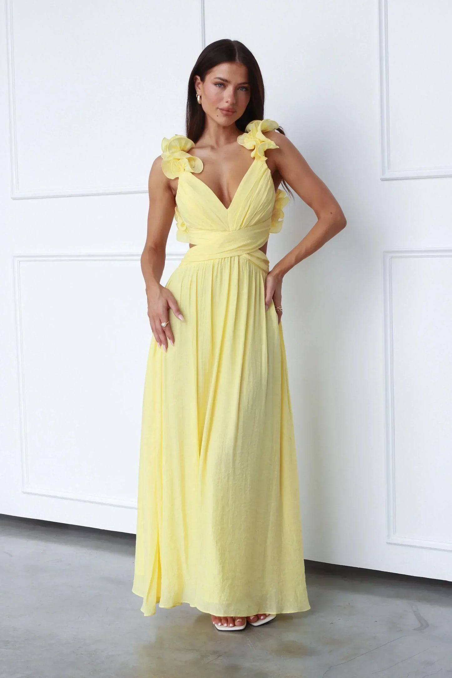Vanessa | Robe longue élégante sans dos