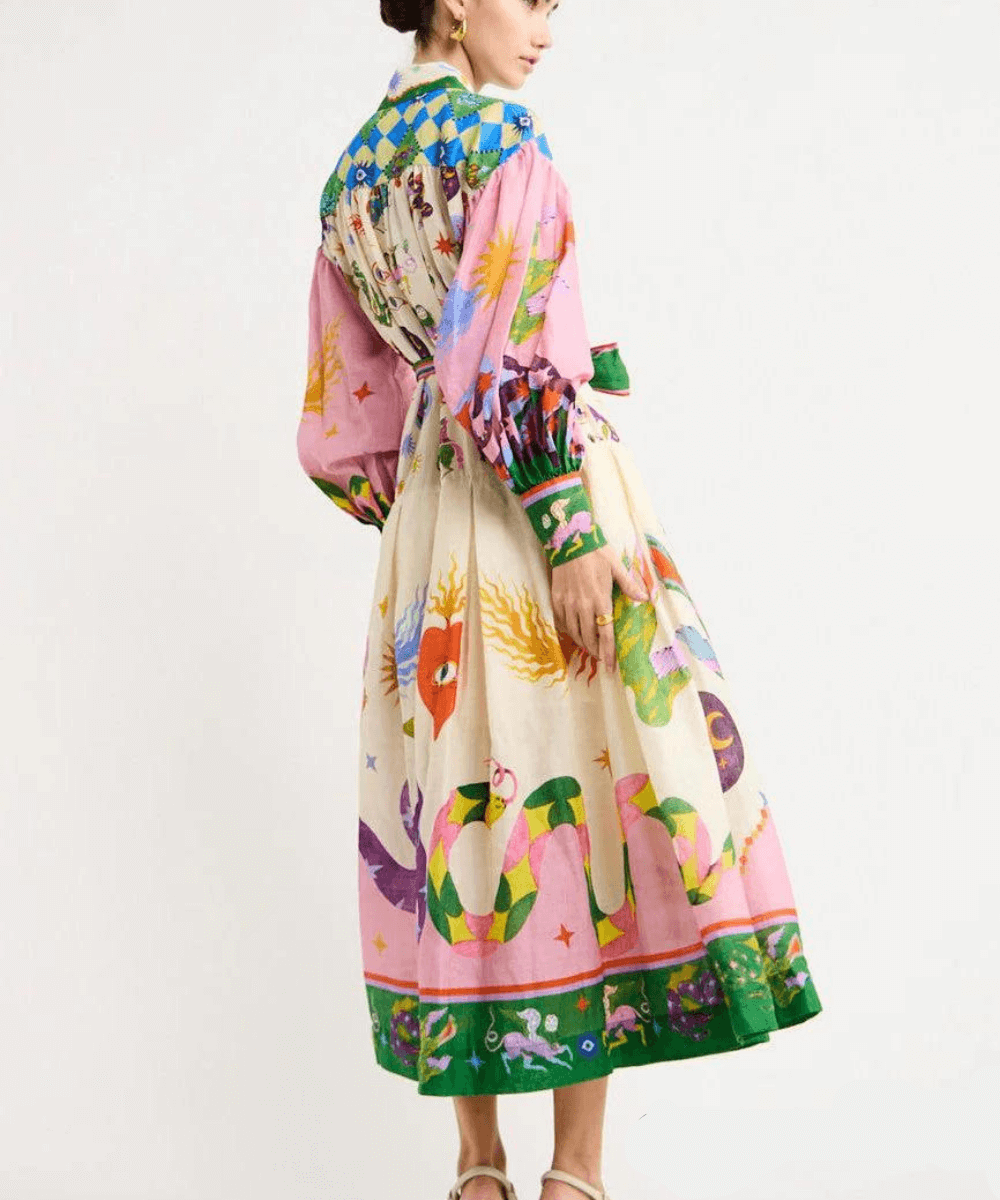 Dorthe™ | Robe Maxi Italienne Élégante