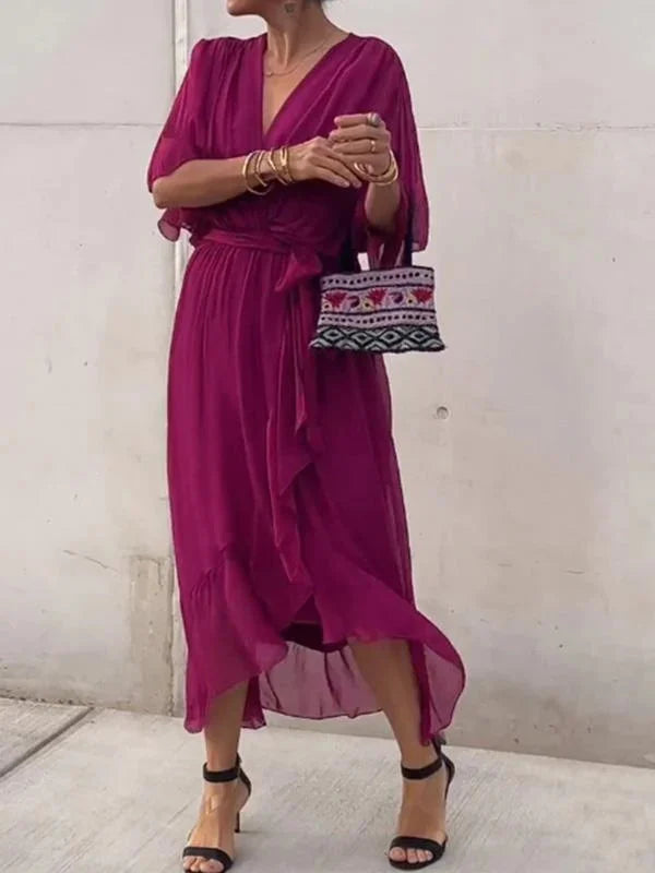 DARIA | ROBE LÉGÈRE AVEC ENCOLURE EN V