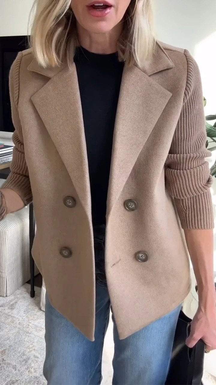 Alesia - Blazer chic et décontracté à boutons