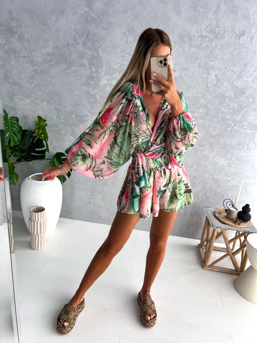 SUZE – Femme Combishort Fluide & Léger Style Décontracté d’Été