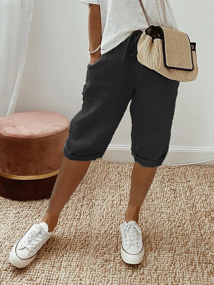 Martha™ | Shorts confortables avec ourlet rabattable