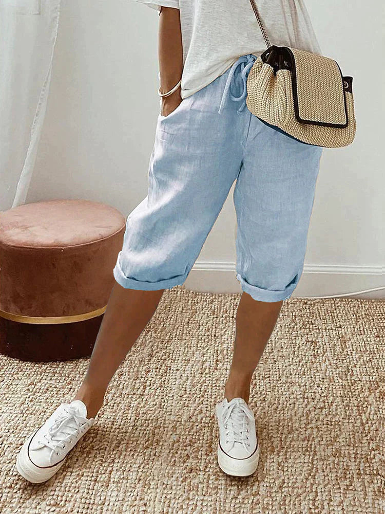 Martha™ | Shorts confortables avec ourlet rabattable