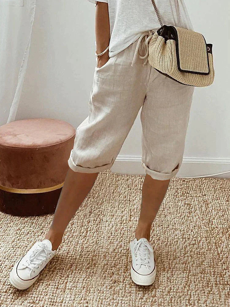 Martha™ | Shorts confortables avec ourlet rabattable