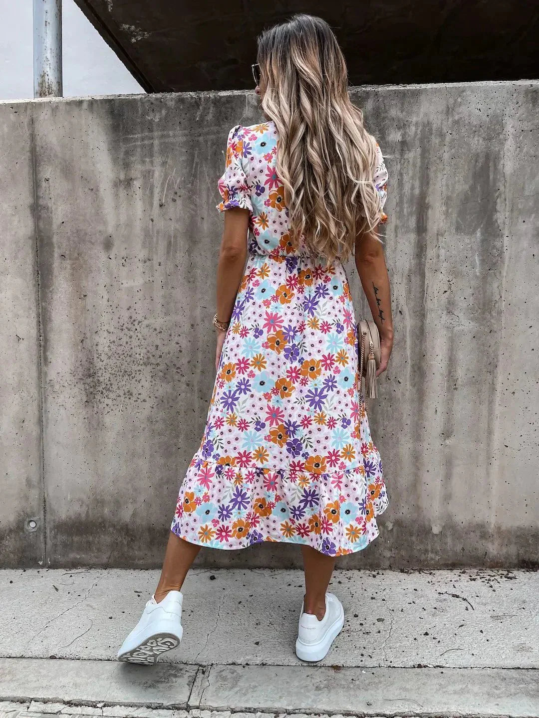 Naila™ | Elegante Abito Floreale