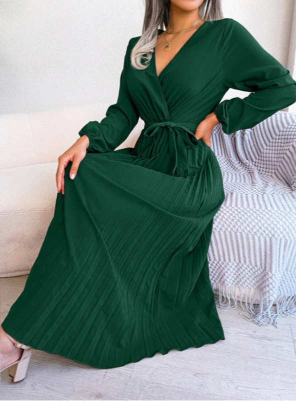 Naomi | Robe plissée élégante