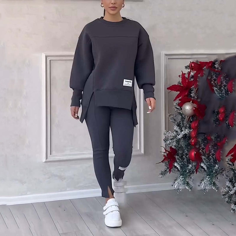 Ensemble Sweat-Shirt et Leggings décontracté pour femmes