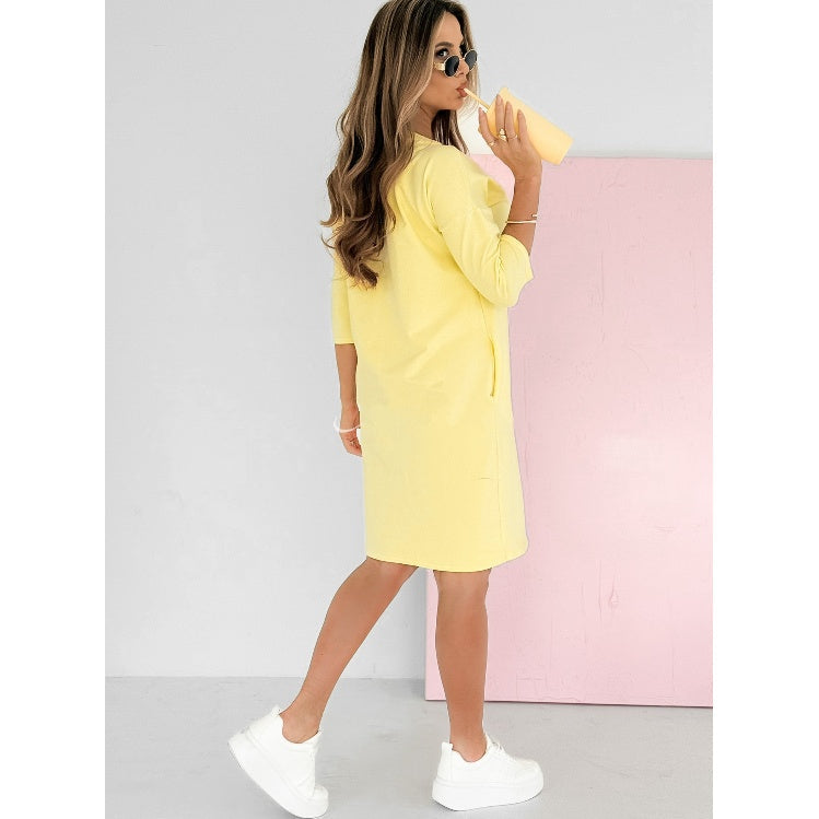 Mira | Robe avec manches 3/4 et poches