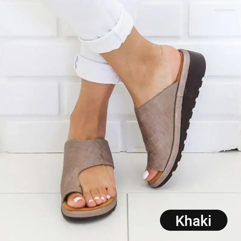 Sandales ouvertes confortables pour femmes