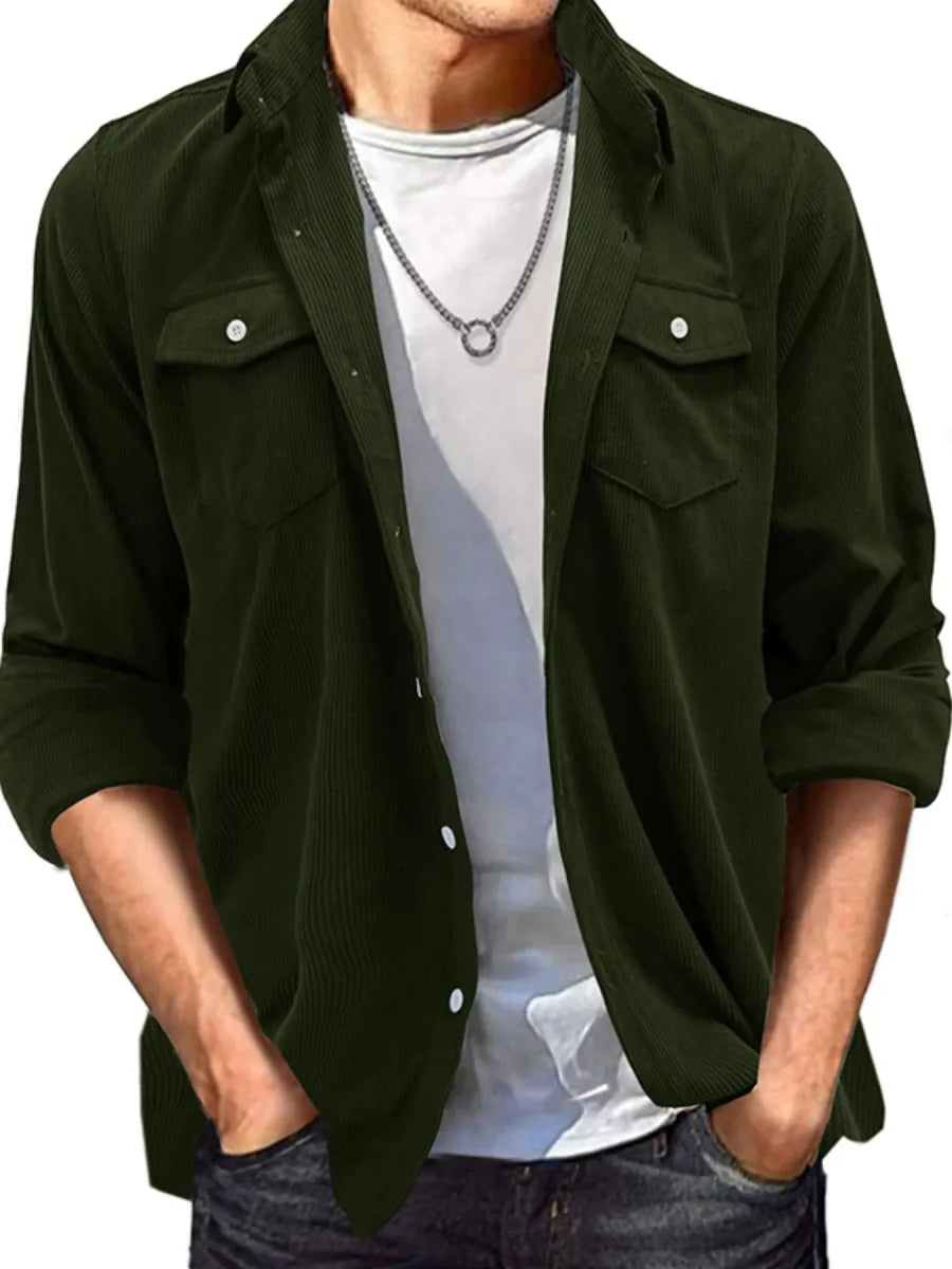Surchemise homme longue style urbain moderne
