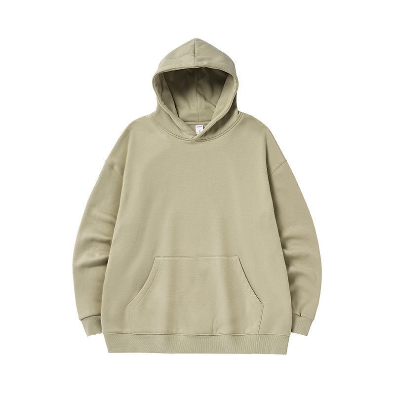 Sweat à capuche en polaire classique et minimaliste de qualité supérieure, vêtements thermiques unisexes en velours chaud pour toutes les saisons