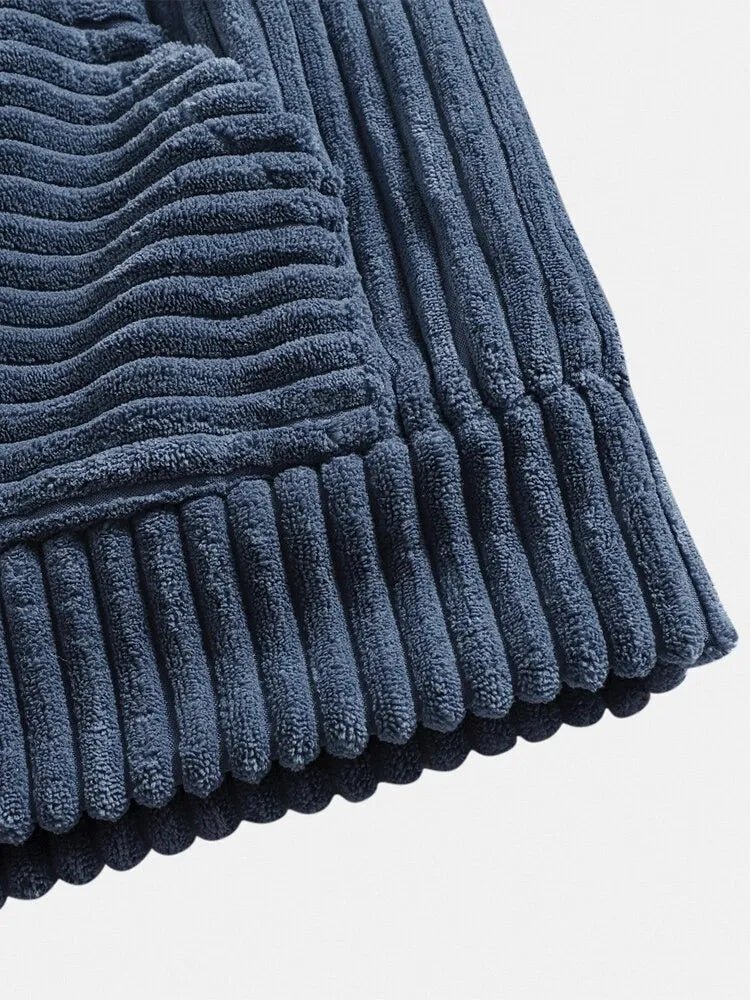 Sweat à capuche en velours côtelé vintage