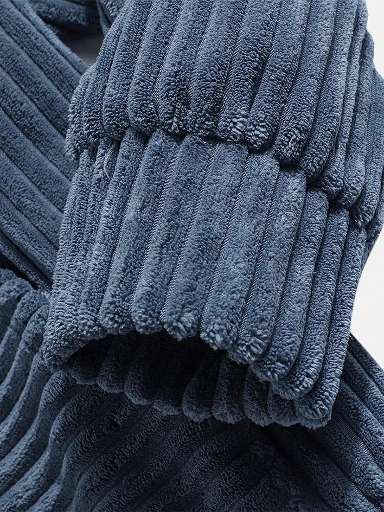 Sweat à capuche en velours côtelé vintage