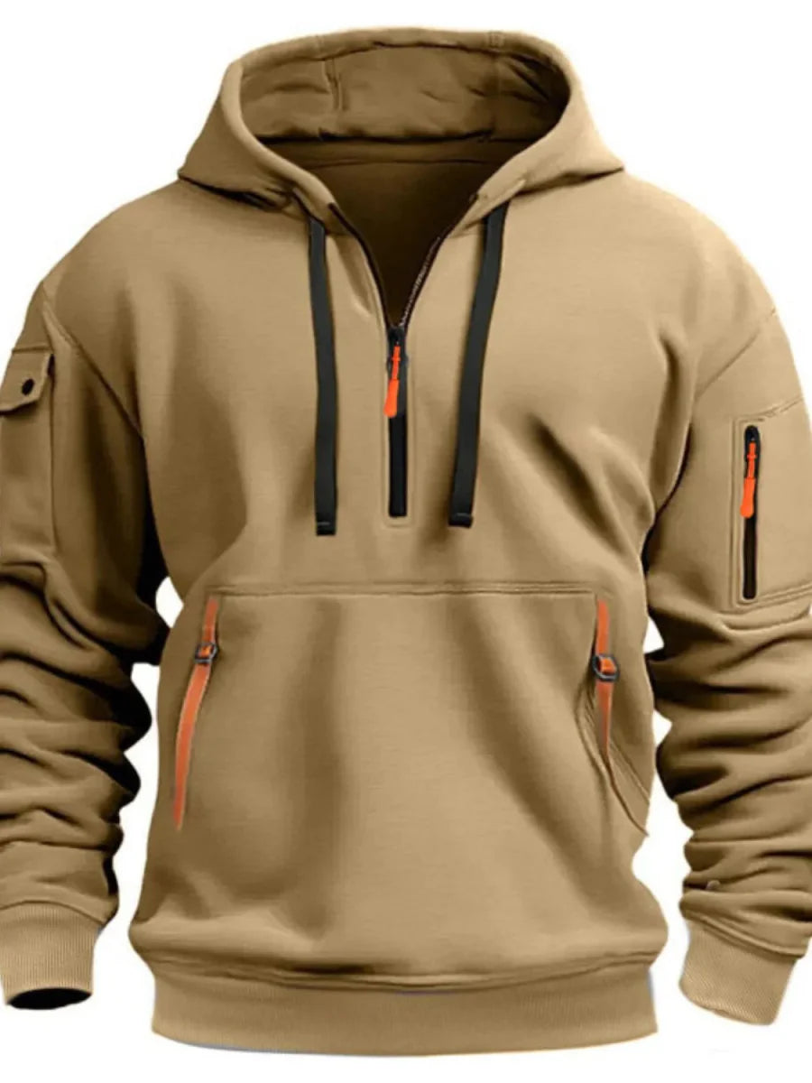 Sweat-shirt basique homme à col rond décontracté