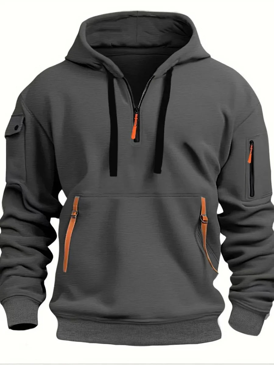 Sweat-shirt basique homme à col rond décontracté