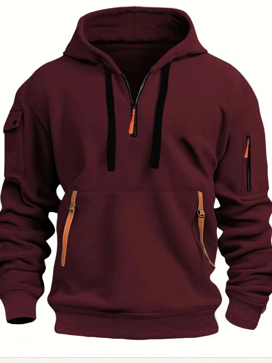 Sweat-shirt basique homme à col rond décontracté