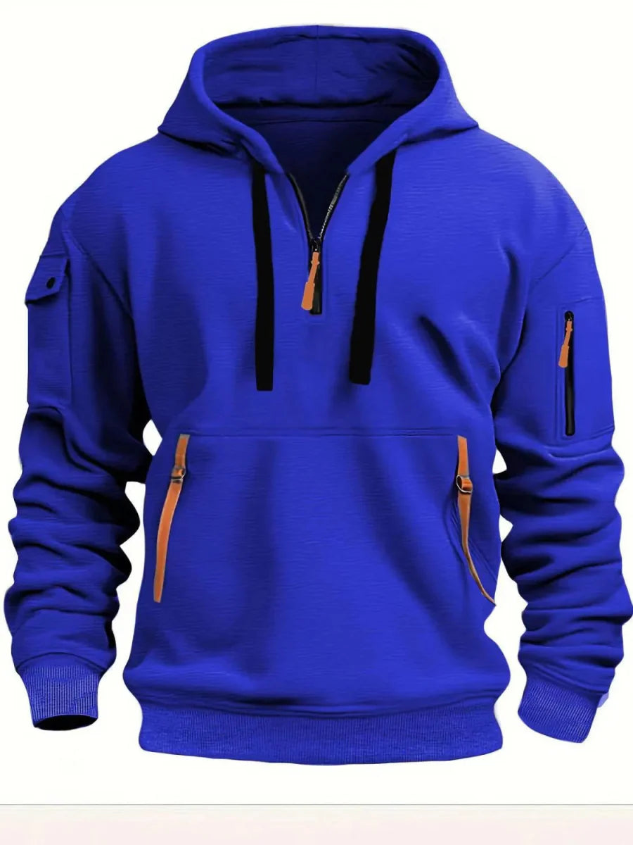Sweat-shirt basique homme à col rond décontracté